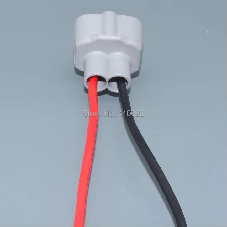 Conector enchufe motor 2 pines 4,8 mm hembra HID para Toyota - imagen 4