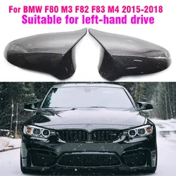 Tapas retrovisores fibra carbono negro brillo BMW M3/M4