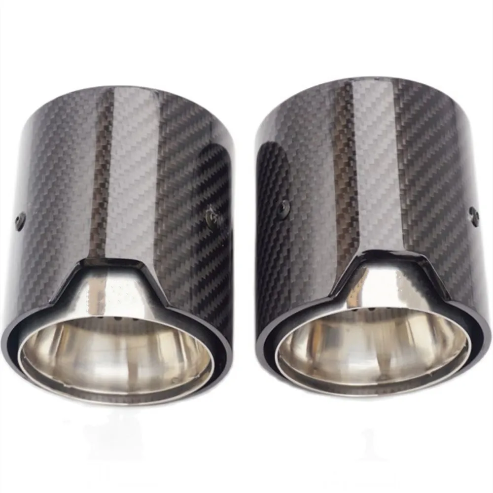 Punta de escape de fibra de carbono para BMW M2, M3 y M4 - imagen 2