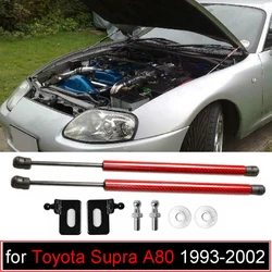 Amortiguadores de capó de fibra de carbono Toyota Supra A80 1993-2002
