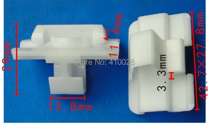 Shhworldsea 0019910271, clip para faldón lateral Mercedes-Benz A - imagen 2
