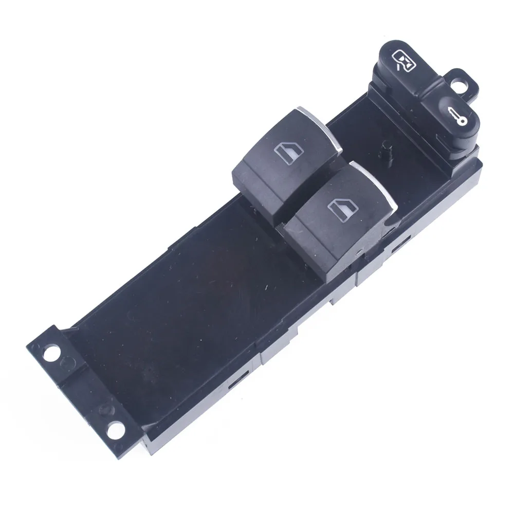 Panel negro de interruptor de ventana para Skoda Octavia