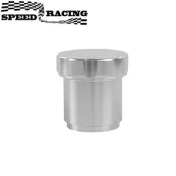 Cuello de llenado de aluminio con tapa para soldar, 1,5″