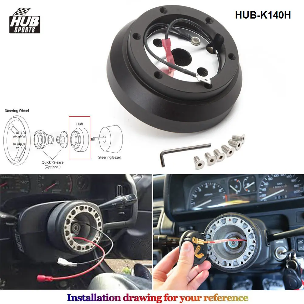 Adaptador de cubo corto para volante Nissan 200sx 300zx HUB-K140H - imagen 2