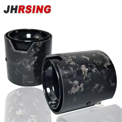 Embellecedor de escape de carbono forjado negro para BMW M2 M3 M4