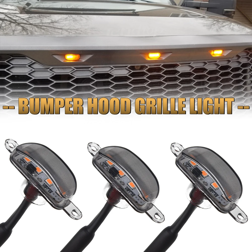 Kit LED parrilla delantera impermeable - Ford F-150 Raptor y RAM 1500