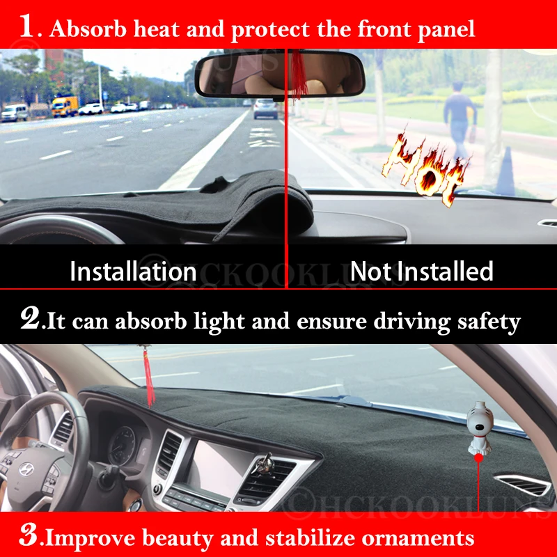 Protector salpicadero VW Golf 7 MK7 2013-2019 almohadilla protectora - imagen 5