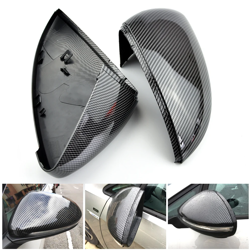 Cubiertas de espejo carbono para VW Golf MK7 GTI/7R acabado mate