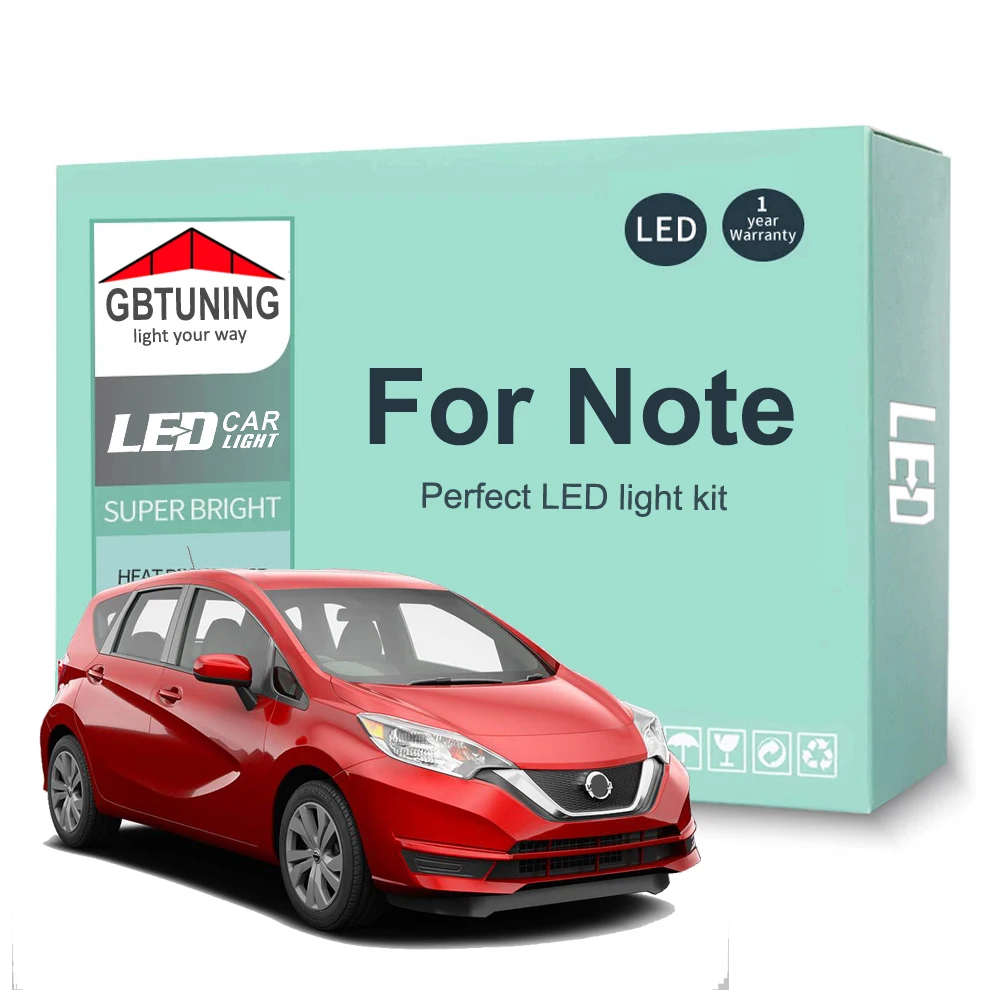 Luz interior LED Canbus para Nissan Note E11/E12/E13