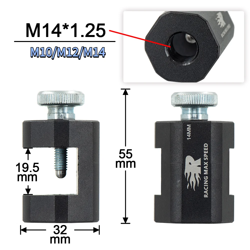Calibrador bujías universal aluminio 10-12-14mm herramienta ajuste - imagen 2