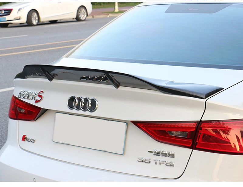 Alerón trasero de fibra de carbono para Audi A3 S3 RS3