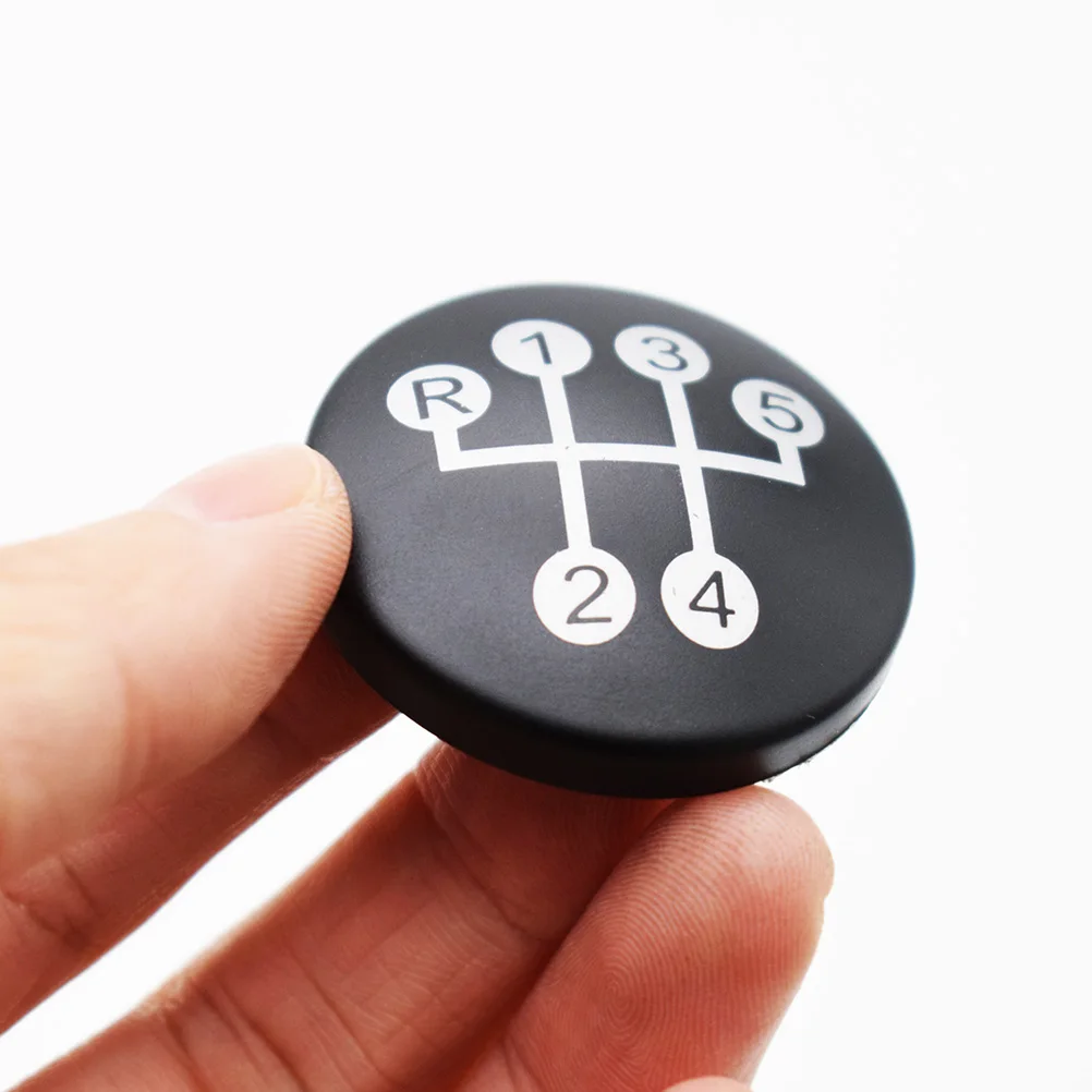 5 velocidad perilla del engranaje de Cap Decal ajuste Placa de inserción para Opel / Vauxhall Astra Corsa Meriva Tigra Vectra Zafira COMBO C - imagen 4