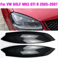 Faros delanteros negros con cejas para VW Golf V GTI 2005-2007