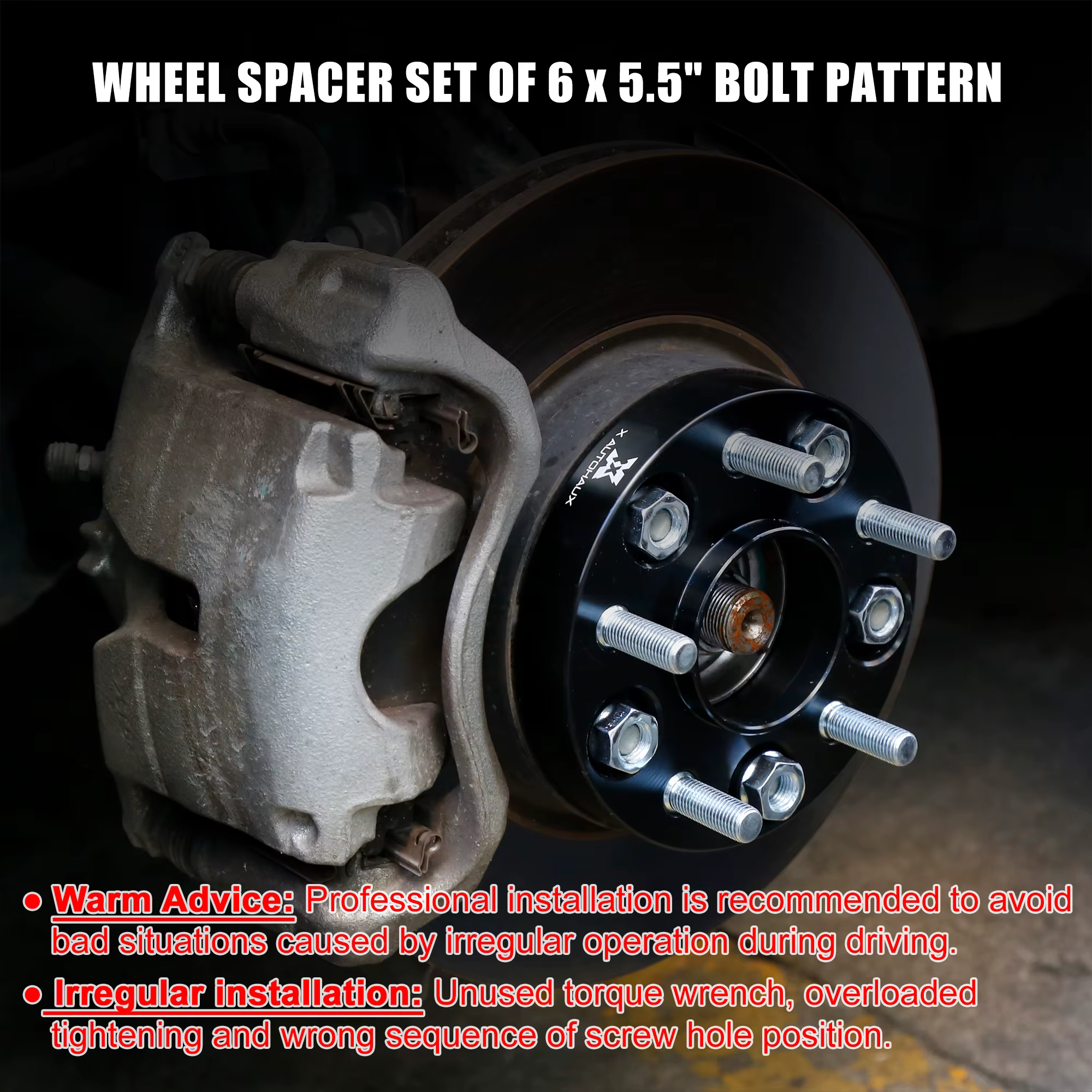 Separadores de rueda X Autohaux 6x139,7, buje 106 mm – Lexus Toyota - imagen 4