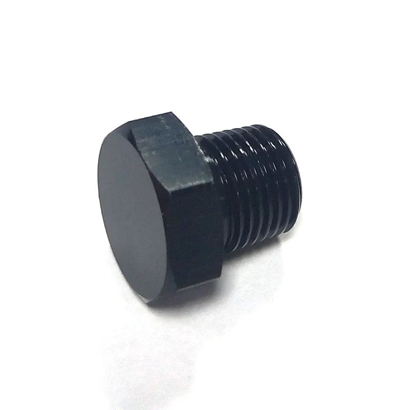 Tapón macho NPT 1/8 racor aluminio combustible - imagen 3