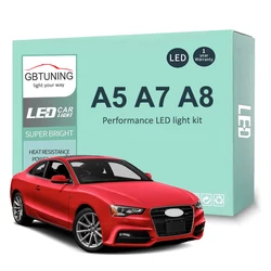 Kit bombillas LED interior Canbus para Audi A5, A7 y A8 (B8, 4G)