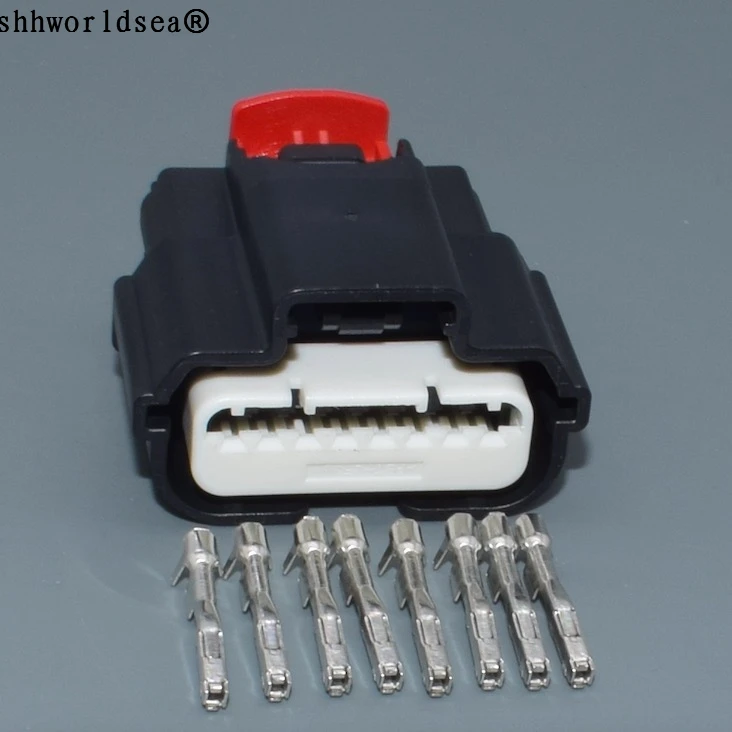 Shhworldsea Conector eléctrico estanco MX64 hembra de 8 pines - imagen 2