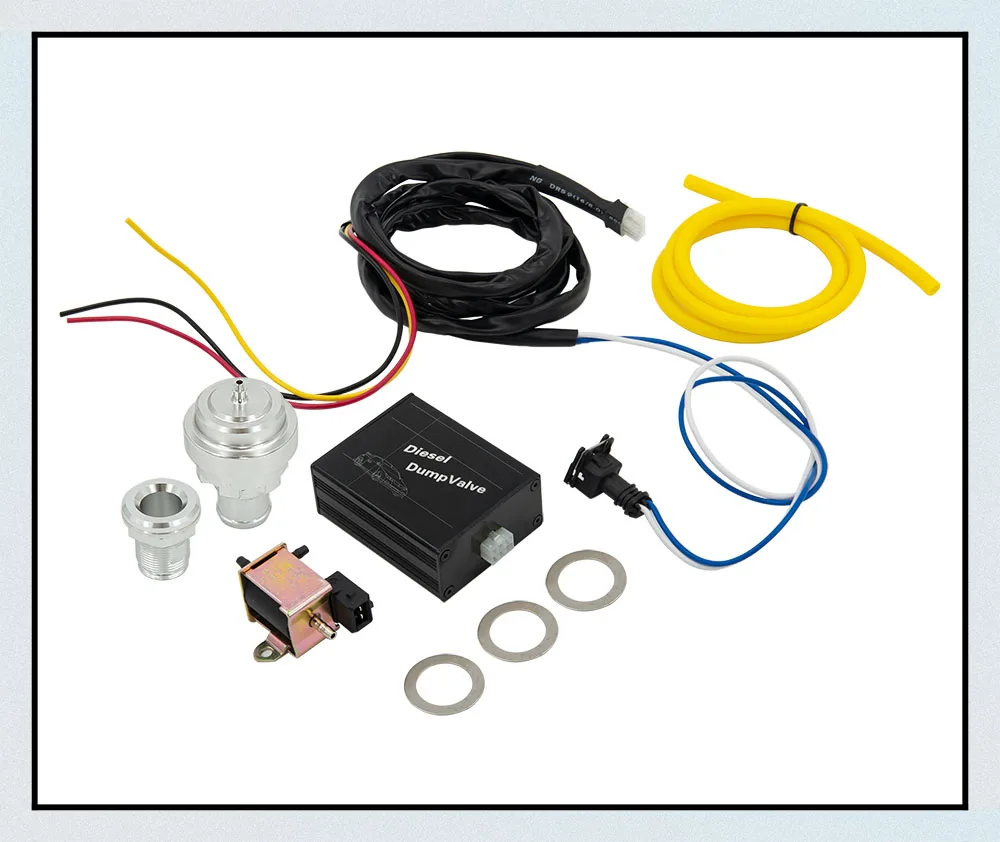 Componentes del kit de válvula BOV diésel
