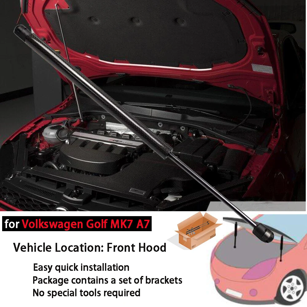 Amortiguadores capó gas para Volkswagen Golf MK7 2012-2019