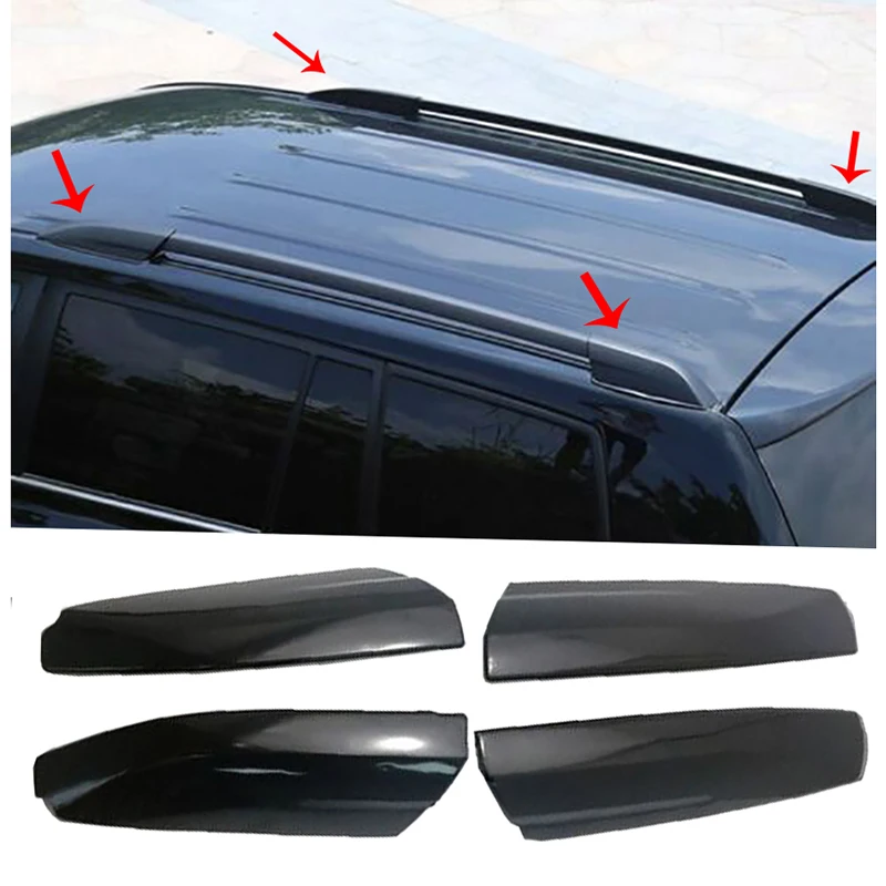 Cubierta riel techo Toyota Highlander XU40 negro repuesto 2008-2013