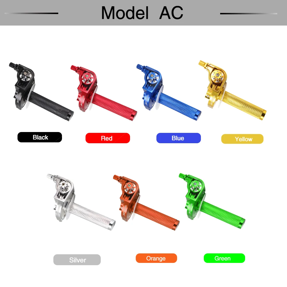 Puño acelerador universal ZSDTRP de aluminio CNC para manillar de 22 mm - imagen 4