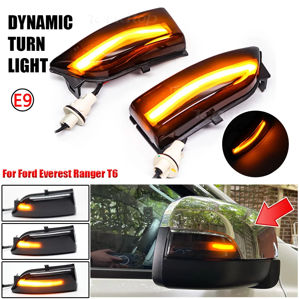 Luz LED secuencial espejo retrovisor – Mazda BT-50 2011-2015