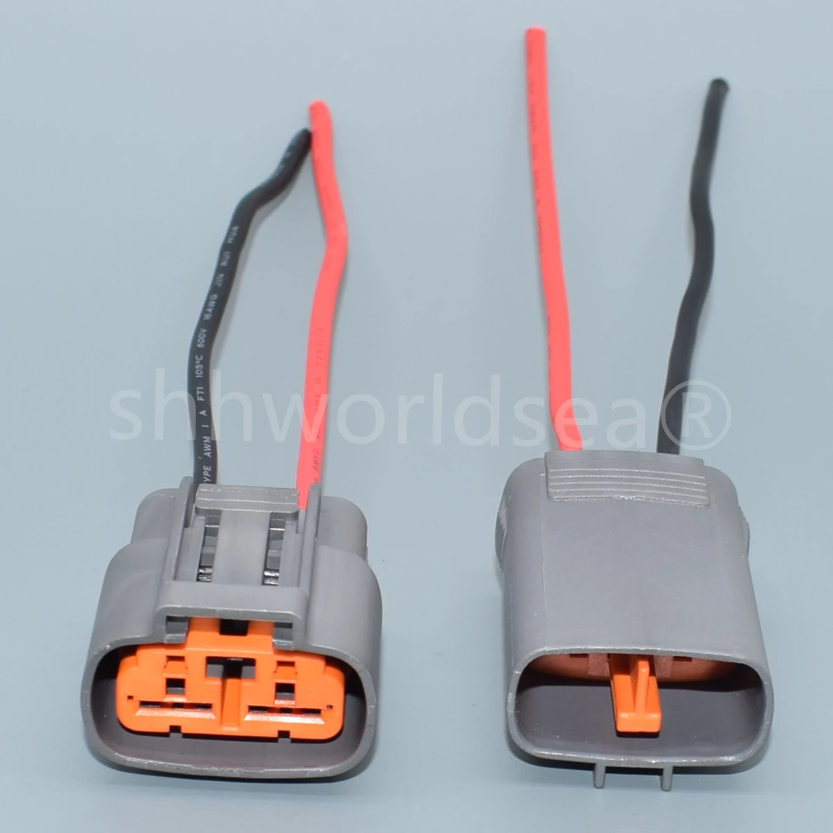 Detalle del conector de cable para automóvil