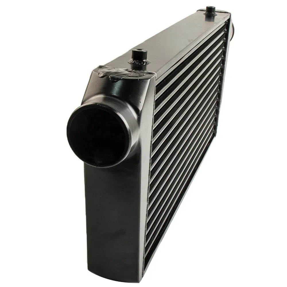 Intercooler frontal universal 600x300x76 mm, entradas de 3 pulgadas negro - imagen 3