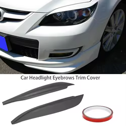 Cejas adhesivas de resina para faros Mazda 3 Hatchback/Axela 2004-2009