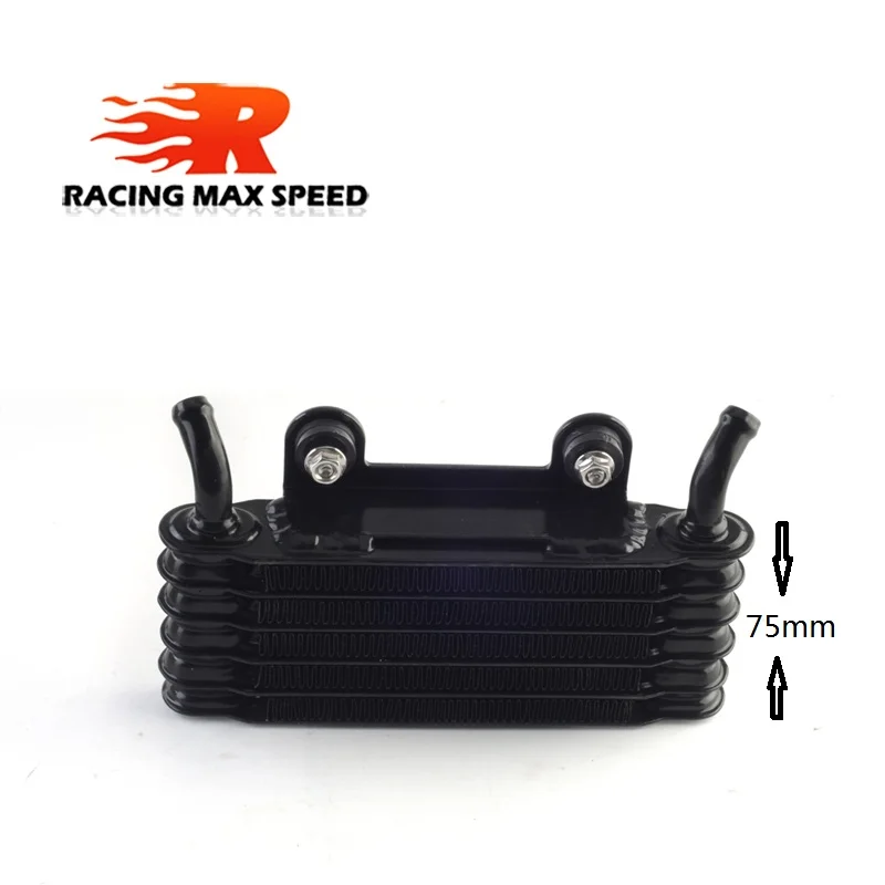 Enfriador de aceite 200mm negro para moto Honda Yamaha - imagen 2