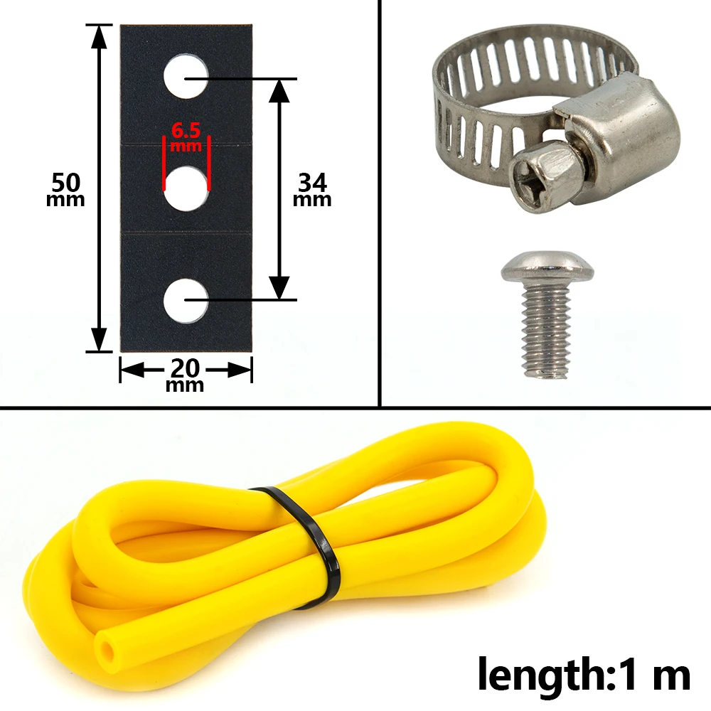 Kit completo con mangueras y accesorios de instalación