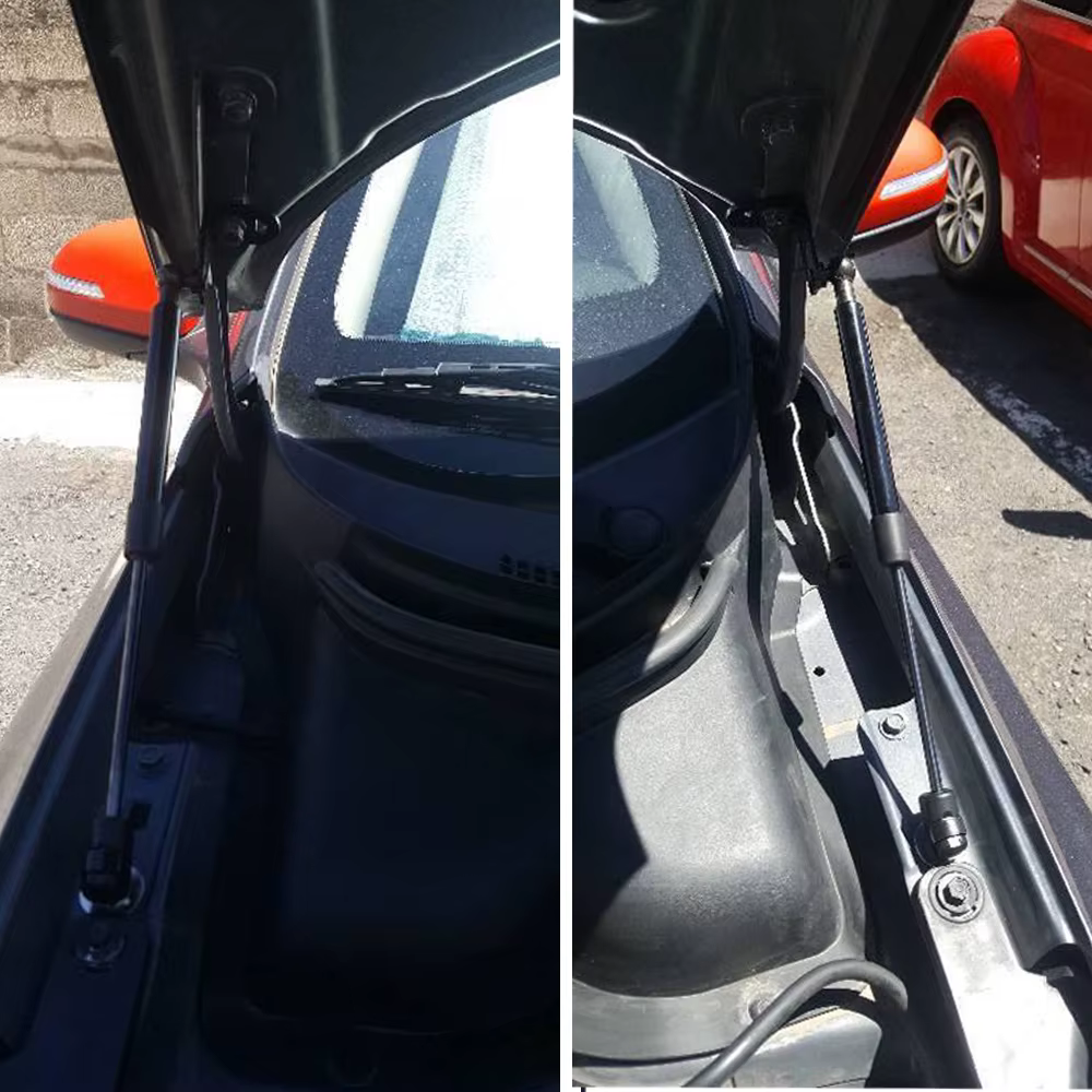 Amortiguadores de capó de fibra de carbono para Hyundai i20 2014-2020 - imagen 3
