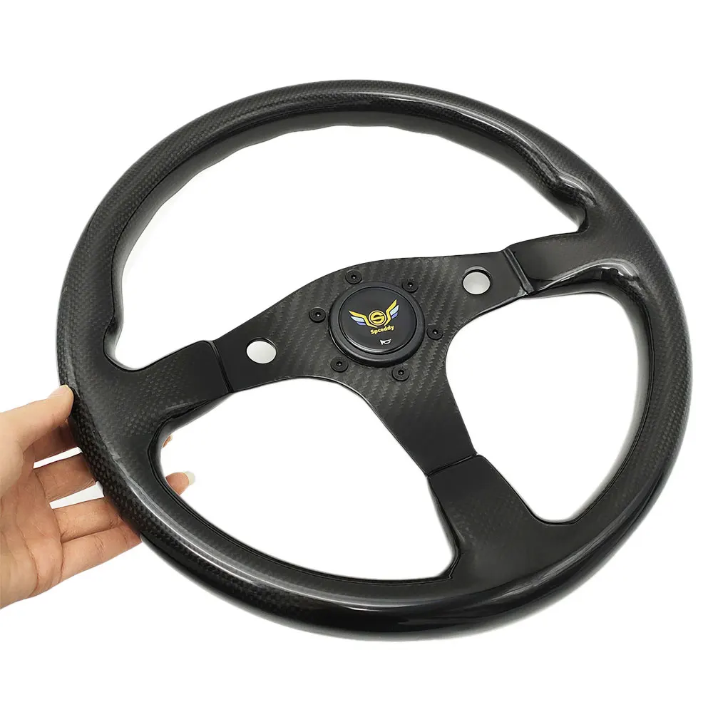 Acabado del volante de fibra de carbono Spceddy