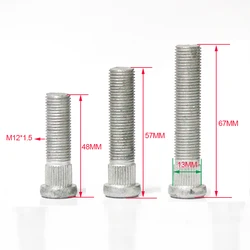 Pernos de rueda forjados M12x1.5 y M12x1.25 para Hyundai Mazda Ford Kia