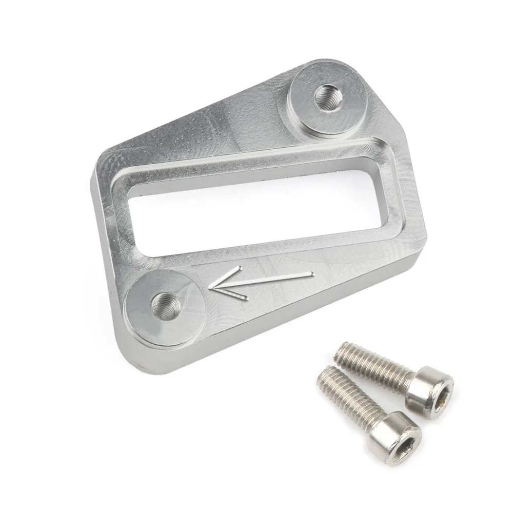 Detalle de la brida de montaje de aluminio para sensor de flujo de aire