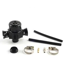 Válvula descarga turbo BOV universal dual port 25 mm con alfombrillas