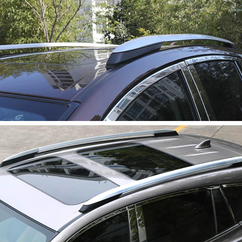 Cubierta protectora de riel portaequipajes ABS negra Toyota RAV4 XA40 - imagen 5
