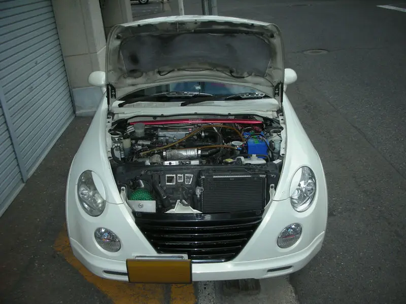 Amortiguador de gas para capó delantero Daihatsu Copen L880K - imagen 4