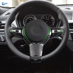 Embellecedores de volante ABS efecto carbono para BMW Serie F
