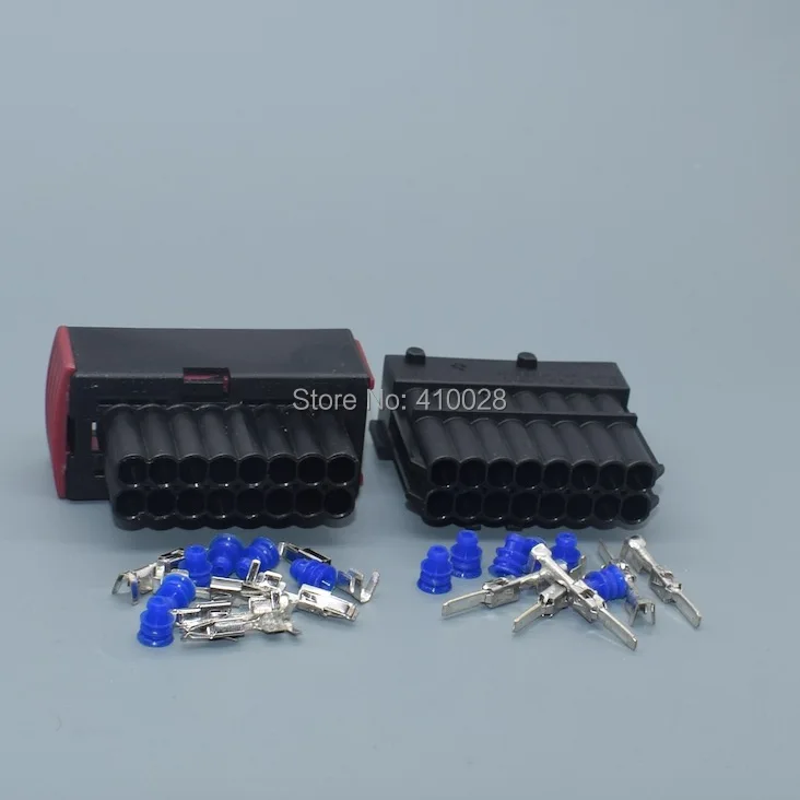 Shhworldsea conector eléctrico hembra impermeable de 16 vías, 2,8 mm - imagen 4