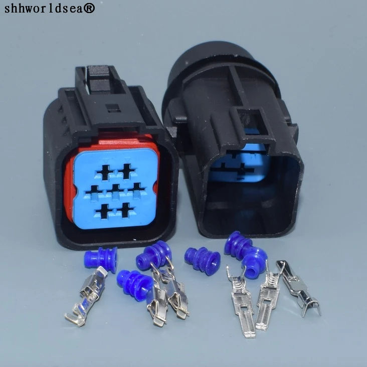 Conector hembra/macho 7 pines 3,5mm WPT-596 para cable automoción - imagen 2