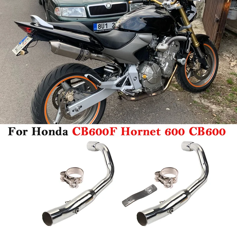 Escape tipo slip-on Honda CB600F Hornet 600 tubo enlace medio