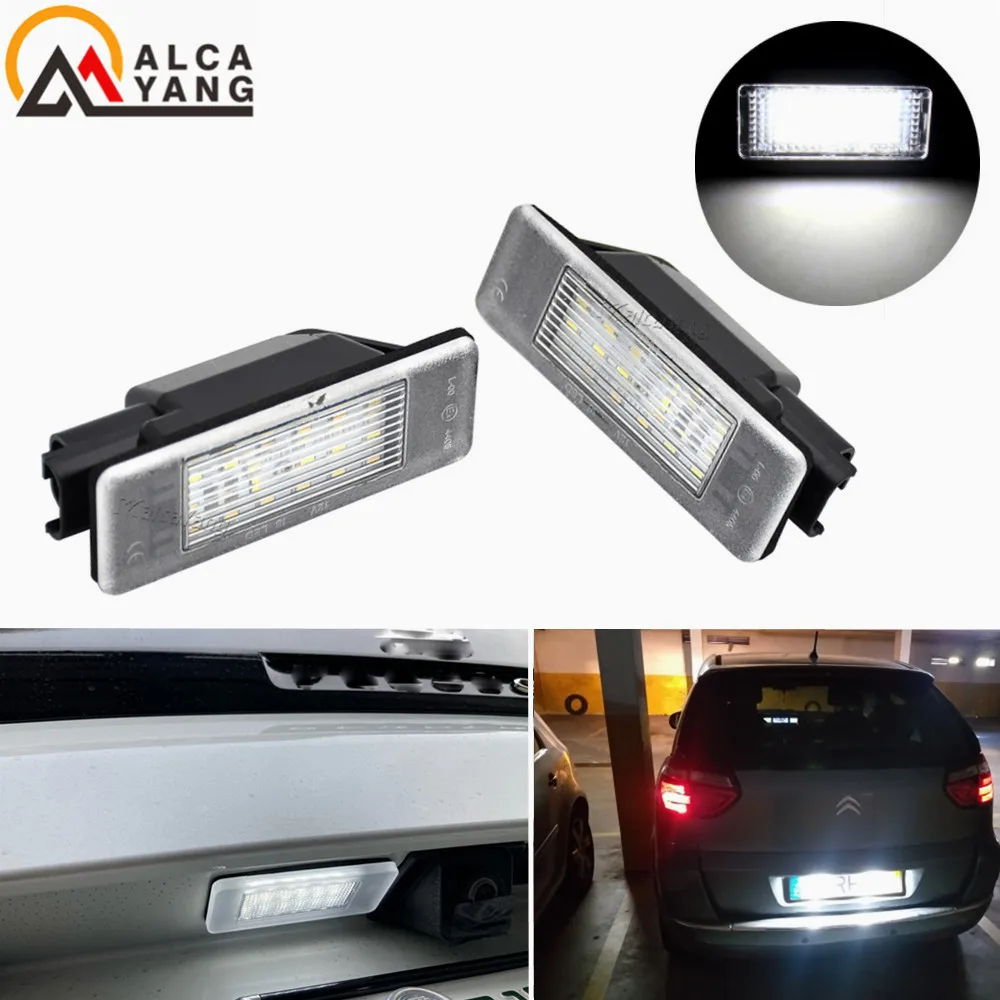 Bombilla LED matrícula Canbus Citroën Berlingo C3 C4 Peugeot 12V - imagen 2