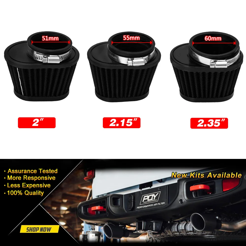 Filtro de aire cónico universal para coche y moto, varias medidas - imagen 3