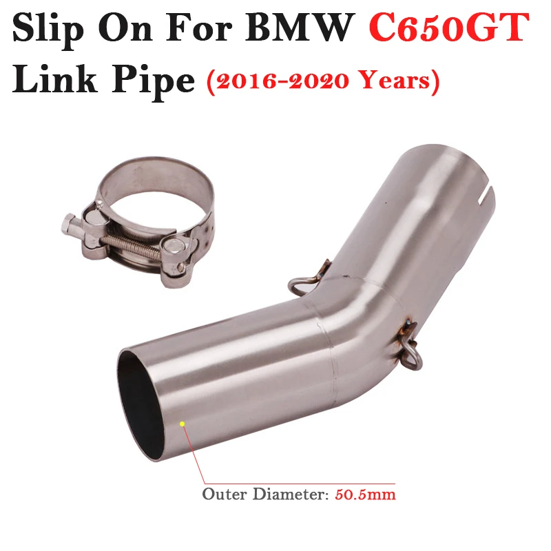 Tubo escape deslizante para BMW C600 C650 Sport y C650GT 51mm - imagen 2