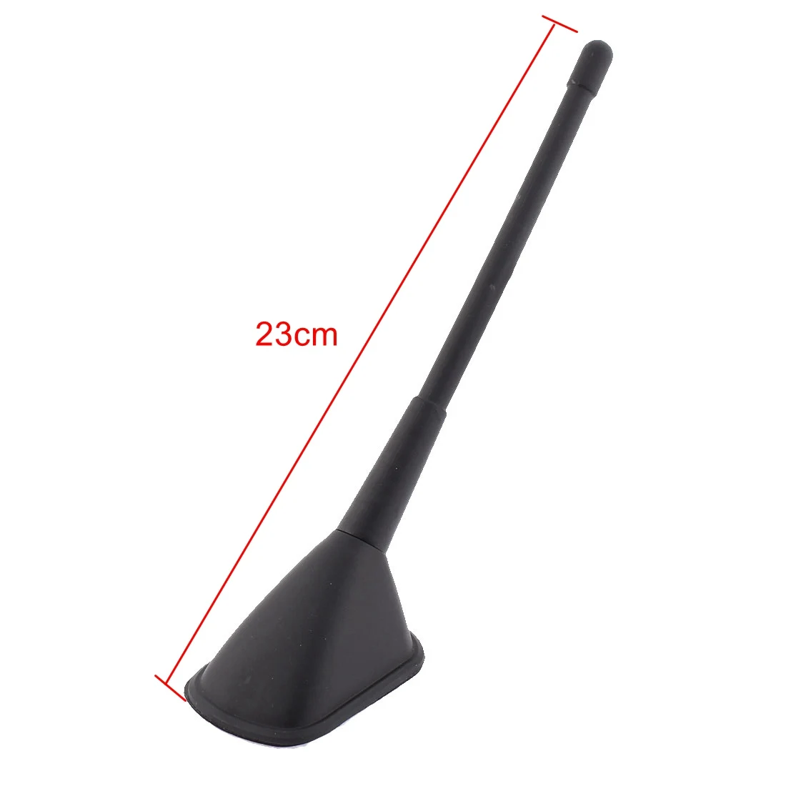 X Autohaux-antena aérea de señal de Radio para techo de coche, autoadhesiva Universal, decorativa, color negro, 21/23/24/37cm - imagen 3