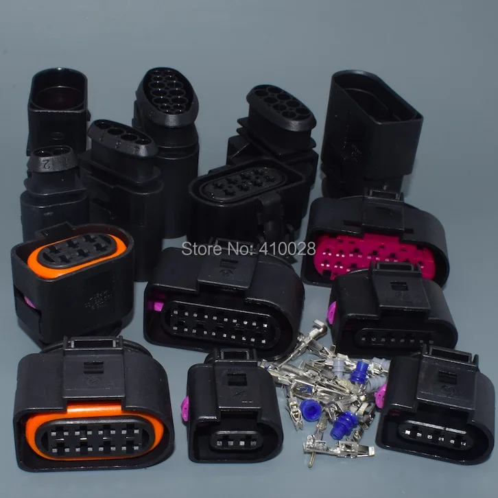 Shhworlsea Conector arnés cableado 1J0973722 8D0973822 – VW Audi - imagen 4