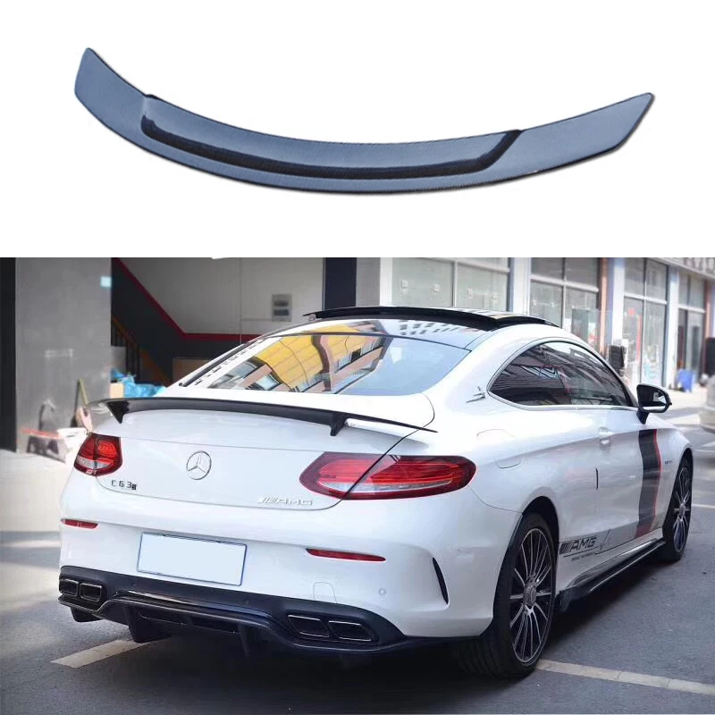 Alerón trasero de fibra de carbono para Mercedes Clase C W205 Coupé
