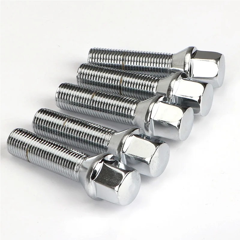 Juego de tuercas para BMW, pernos de rueda de acero M14 x 1,5, 12x1,5, 14x1,2512x1,25, serie 28/35/40/45/50/55/60mm, 16/20 piezas