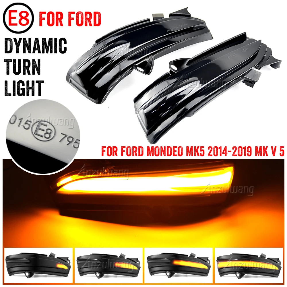 Intermitente dinámico LED lateral para Ford Mondeo Mk5 (2014-2019) - imagen 4